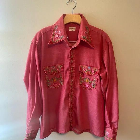 Embroidered western-style button down - Picture 2 of 7